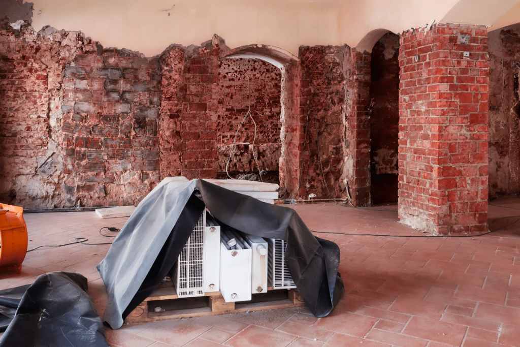 Water damage restoration